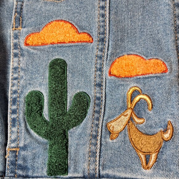 Disney Ily 4EVER Big Thunder Mountain Railroad Denim Jacket Girls - A Brand-New - Picture 5 of 15